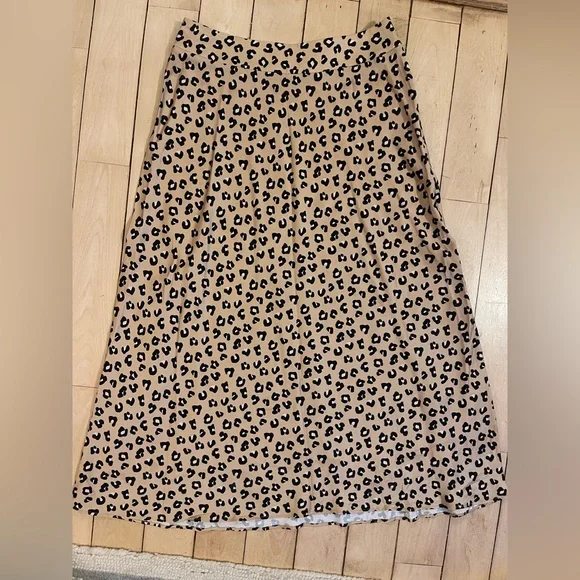 Sezane Sandy skirt in leopard print size 36 - Picture 2 of 4